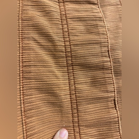 Free People Every Minute Every Hour Terra Cotta Button-Up Mini Skirt Size 4 - Picture 7 of 9